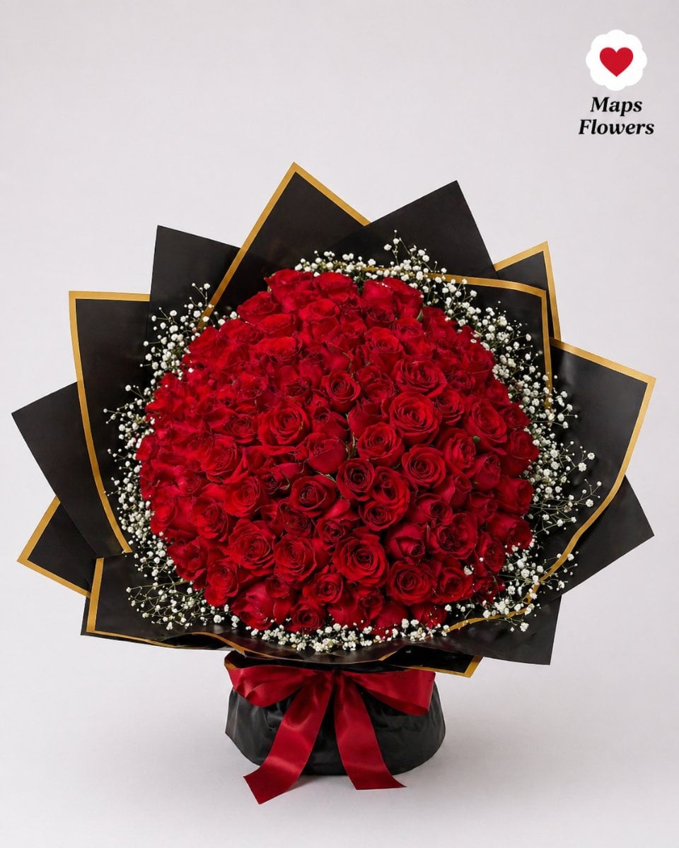 Ramo de 100 Rosas