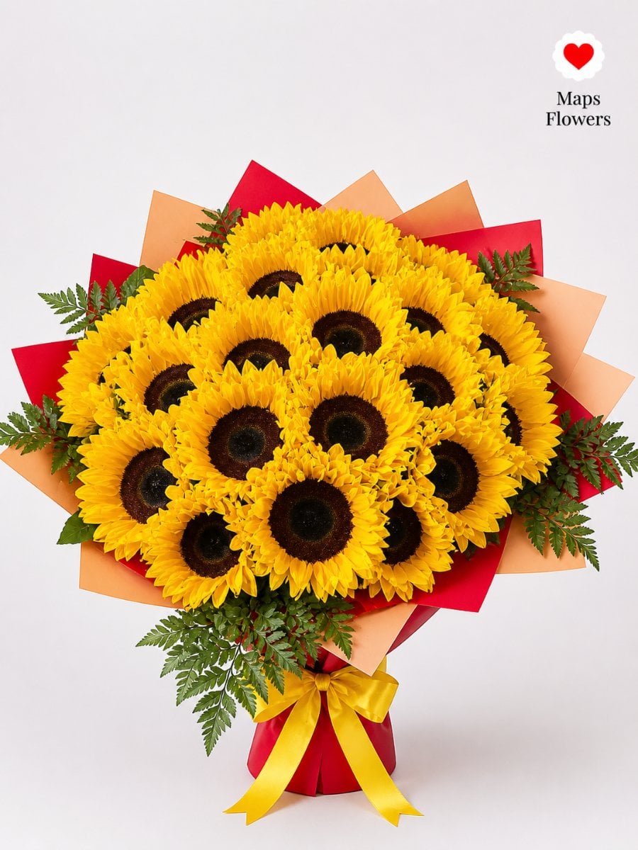 Ramo de 24 Girasoles
